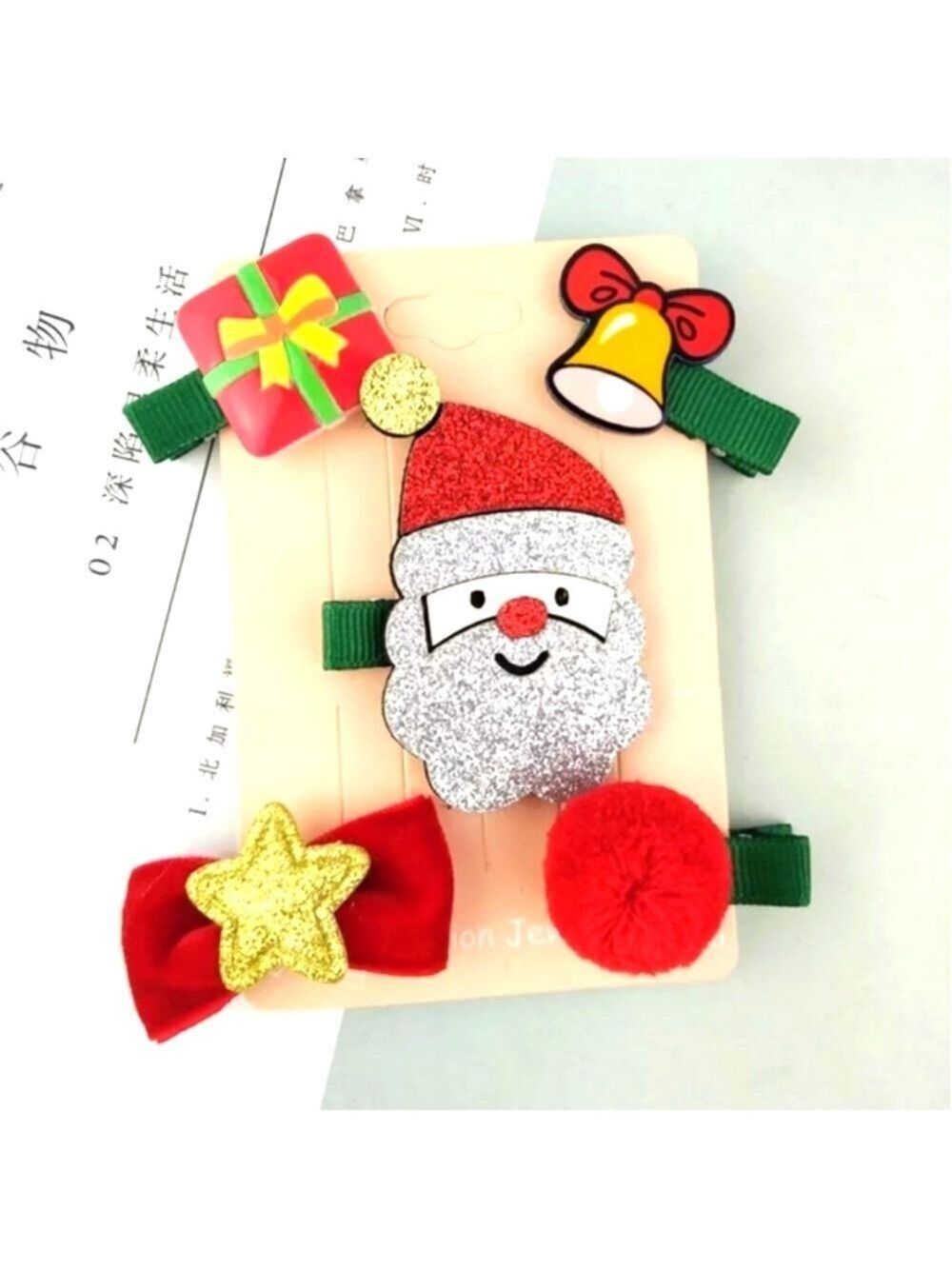 Christmas Hair Clips Kids